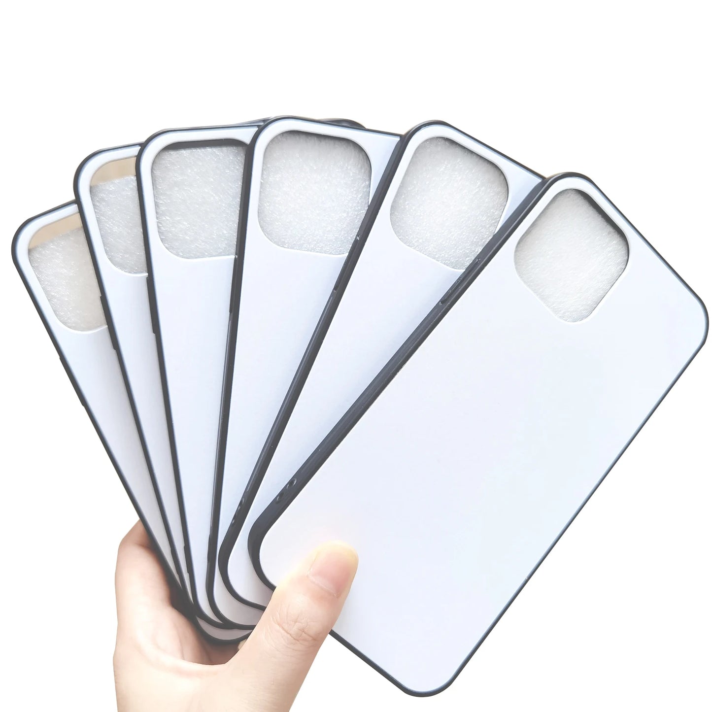 10pcs UV Printing Blank Phone Cases for iPhone 17 Air 16 15 14 13 Pro 12 11 XS Max X XR 8 7 Plus 6 6s 5 5s Cover Case