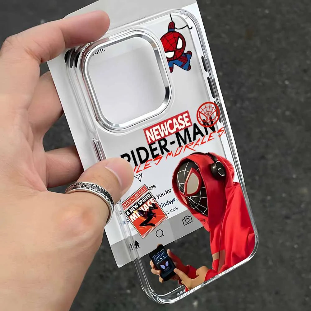 Cool Y-Spiders M-Man Phone Case For iPhone 17 16e 16 15 14 13 12 11 mini Pro Max X XR XSMAX 8 7 Air Plus Transparent Soft Cover