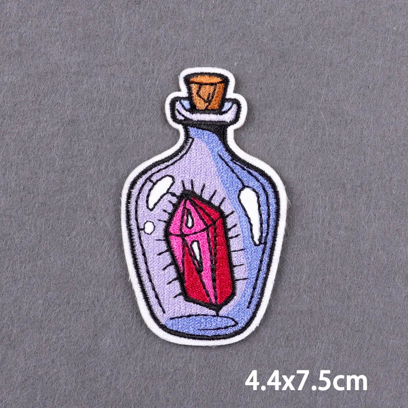 Mandala Iron On Patches For Clothes DIY Embroidery Applique Fusible Patch Ironing Stickers Letters Patch For Jacket Badge