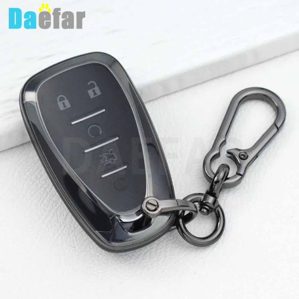2/3/4/5 Buttons Transparent Smart Remote Key Shell Case For Chevrolet Chevy Camaro Cruze Malibu 2016 2017 2018 2019 2020