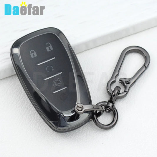 2/3/4/5 Buttons Transparent Smart Remote Key Shell Case For Chevrolet Chevy Camaro Cruze Malibu 2016 2017 2018 2019 2020