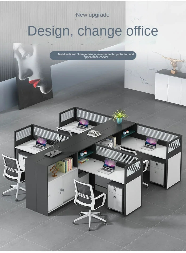 office furniture workstation modern furniture simple fashion workstation table office staff  workstation desk