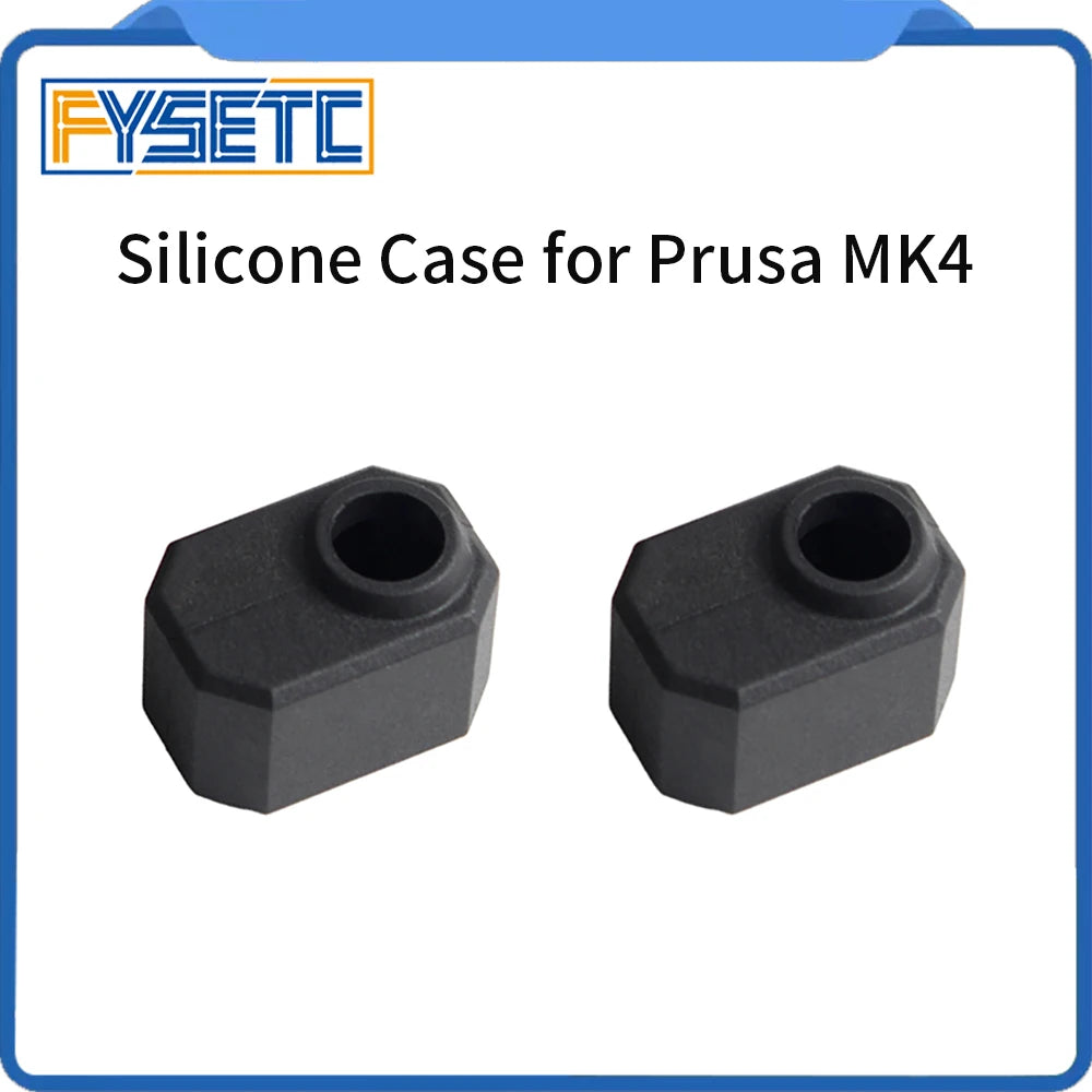 2pcs/5pcs Black Silicone Case High temperature resistance 3D Printer Parts for Prusa MK4