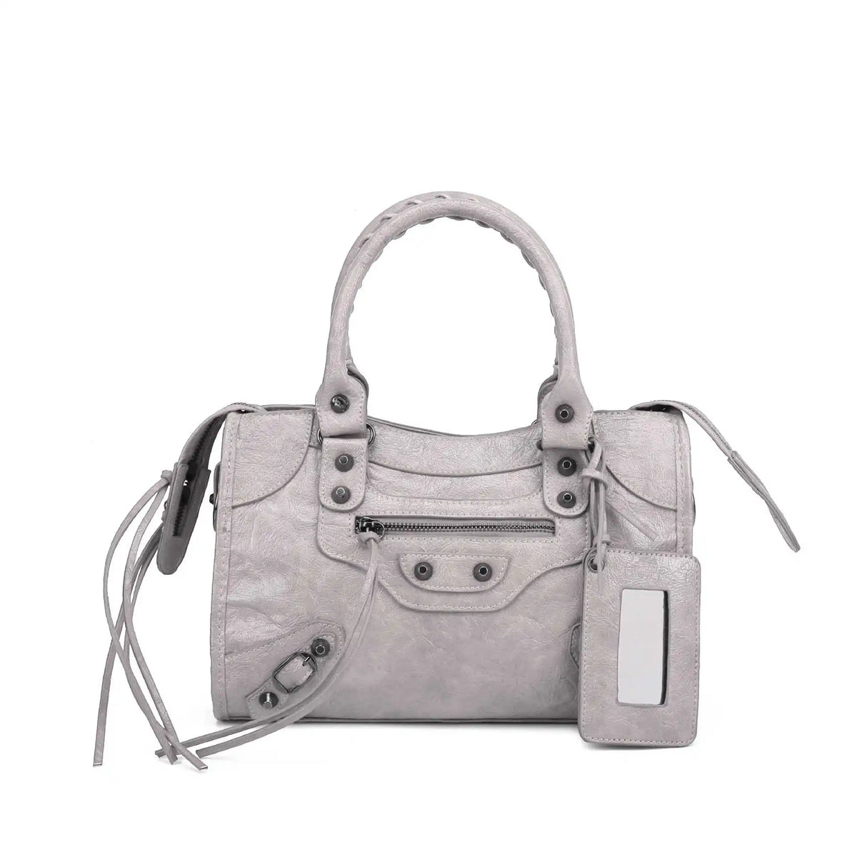 Luxury Designer City Motorcycle Shoulder Tote Bag for Women Large Capacity Autumn Winter Handbag Crossbody Stylish Women's Bag