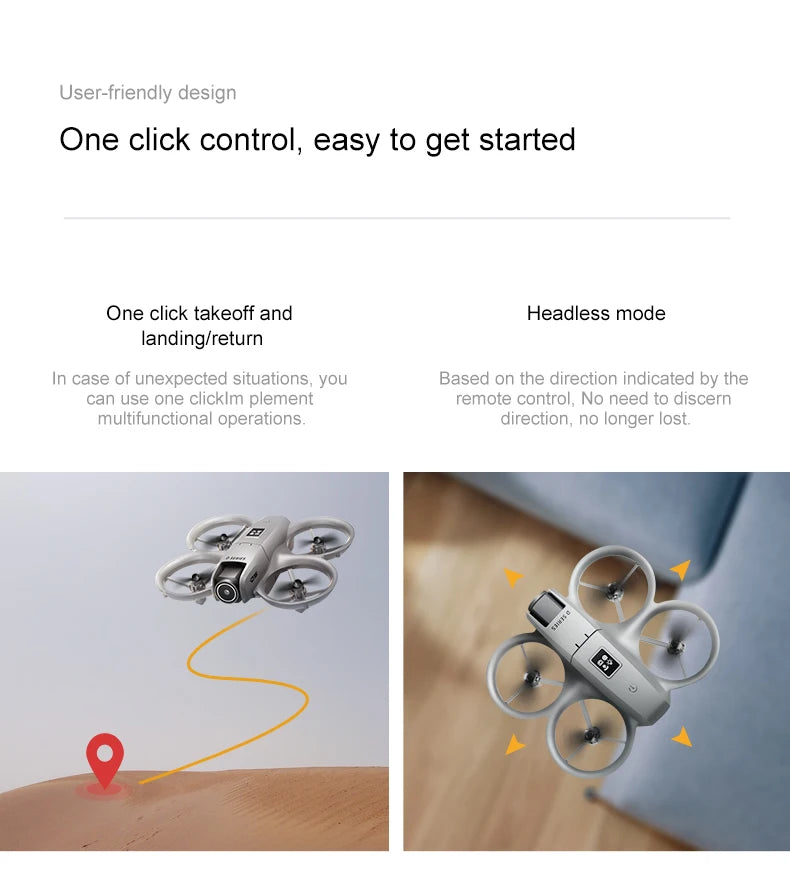 D16 Mini RC Quadcopter Drone Wide Angl 1080P HD Dual Camera 5G WIFI FPV UAV Obstacle Avoidance Optical Flow Perfect  Outdoor Toy