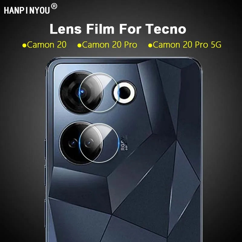 Lens Protector For Tecno Camon 20 / Pro Premier HD Clear Ultra Slim Back Camera Cover Soft Protective Film -Not Tempered Glass