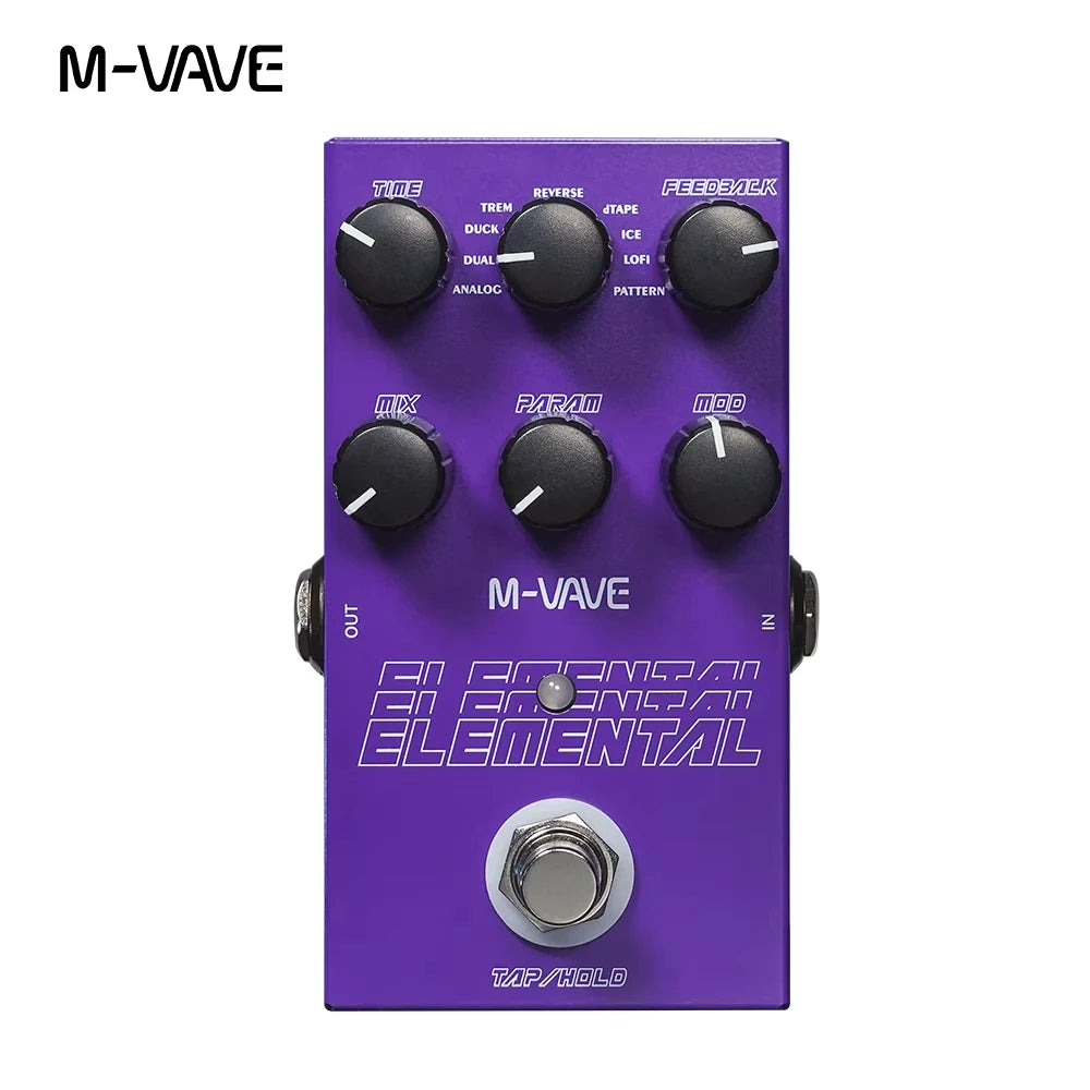 M-VAVE ABY Line Selector AB Switch Mini Guitar Effect Pedal True Bypass Guitar Bass Pedal AB Box - ABY Channel Switch Accessorie