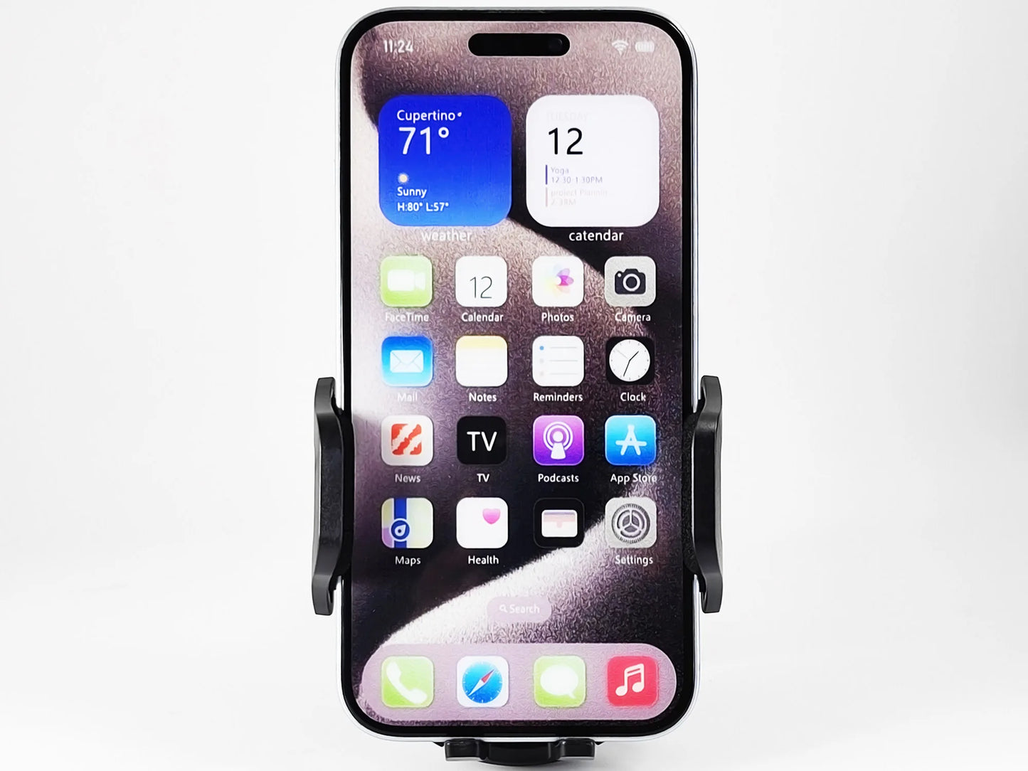 Car Phone Holder For Volkswagen VW Golf 8 MK8 2021-2024 Mobile Phone Mounts Car Wireless Charging Special Fixed Base Accessories