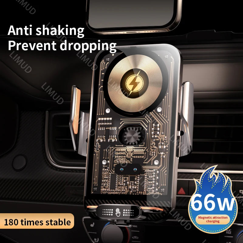 For Porsche 911 2019 2020-2022 2023 Car Phone Holder Wireless Charging Bracket Dedicated Fixed Base Auto Interior Accessories