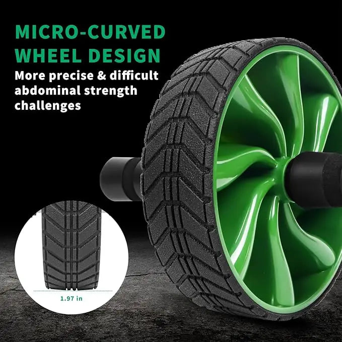 Ab Roller Wheel - Equipment for Abdominal & Core Strength Training, Home Gym Fitness Equipment, Exercise Wheel for Men Women