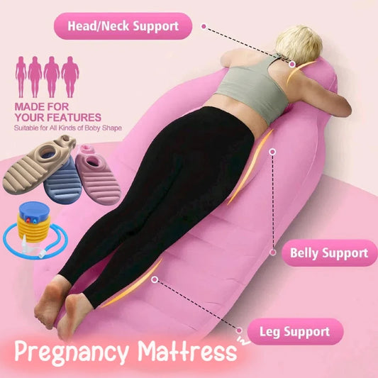 Inflatable Pregnancy Mattre Yoga Mat For Pregnant Women Inflatable Mat Mattress Pregnancy Maternity Body Bed Pillow Sleeping Mat