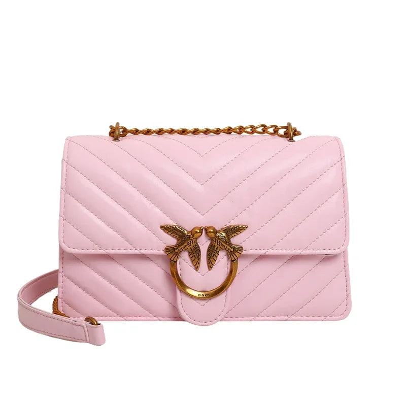 2026 high-end luxury women's handbag elegant leather handbag fashionable crossbody bag retro shoulder bag