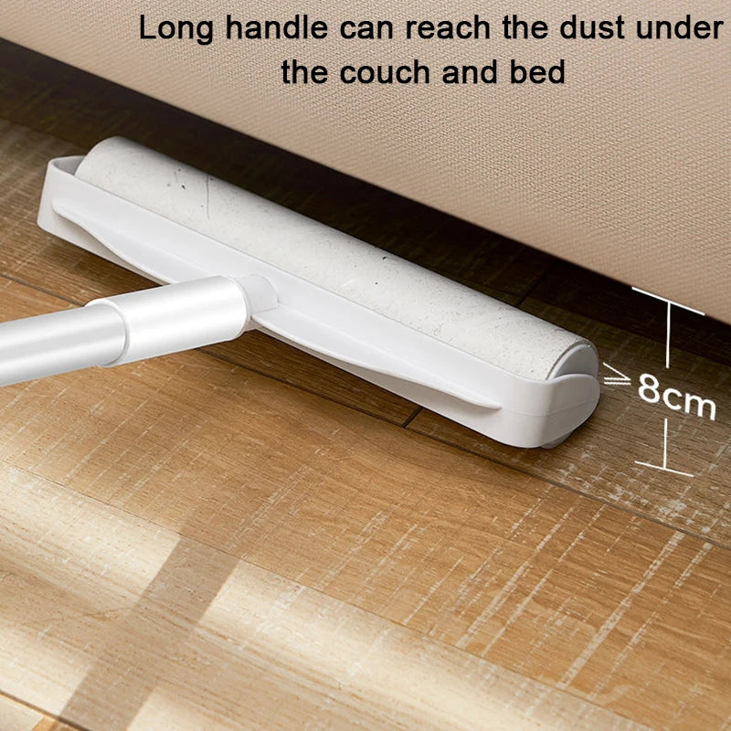 Wide Lint Rollers Brush Large Pet Hair Remover for Sofa Bed Carpet Cleaner Long Handle Dust brush Remover Roller with Refills