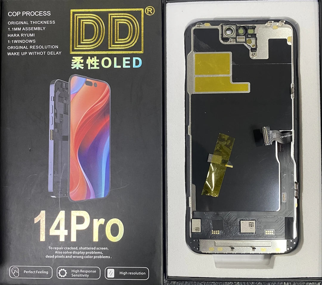 High Quality 120HZ RJ Soft OLED For iPhone 17 Pro Max 17PM LCD Display 3D Touch LCD Screen Digitizer RJ  Assembly Replacement