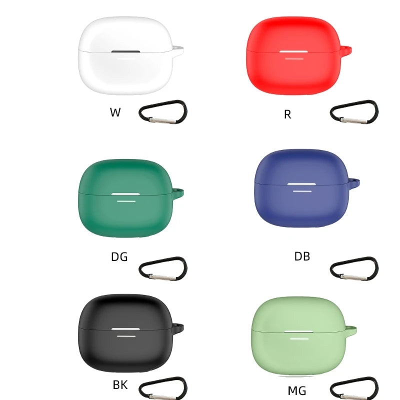 Silicone Protective Case for Redmi Buds 6 Pro Wireless Headphone Protector Case Cover Shell Housing Anti-dust Sleeve