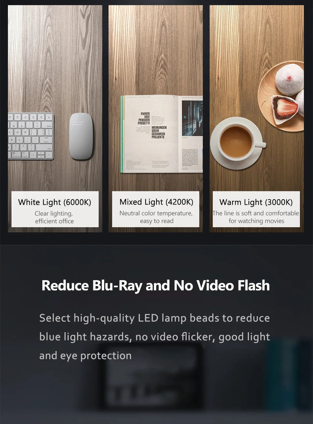 Youpin LYMAX L1 Desk Lamp Screen bar Display Hanging Light Eyes Protection PC Computer Monitor Light Bar Wireless Remote Control
