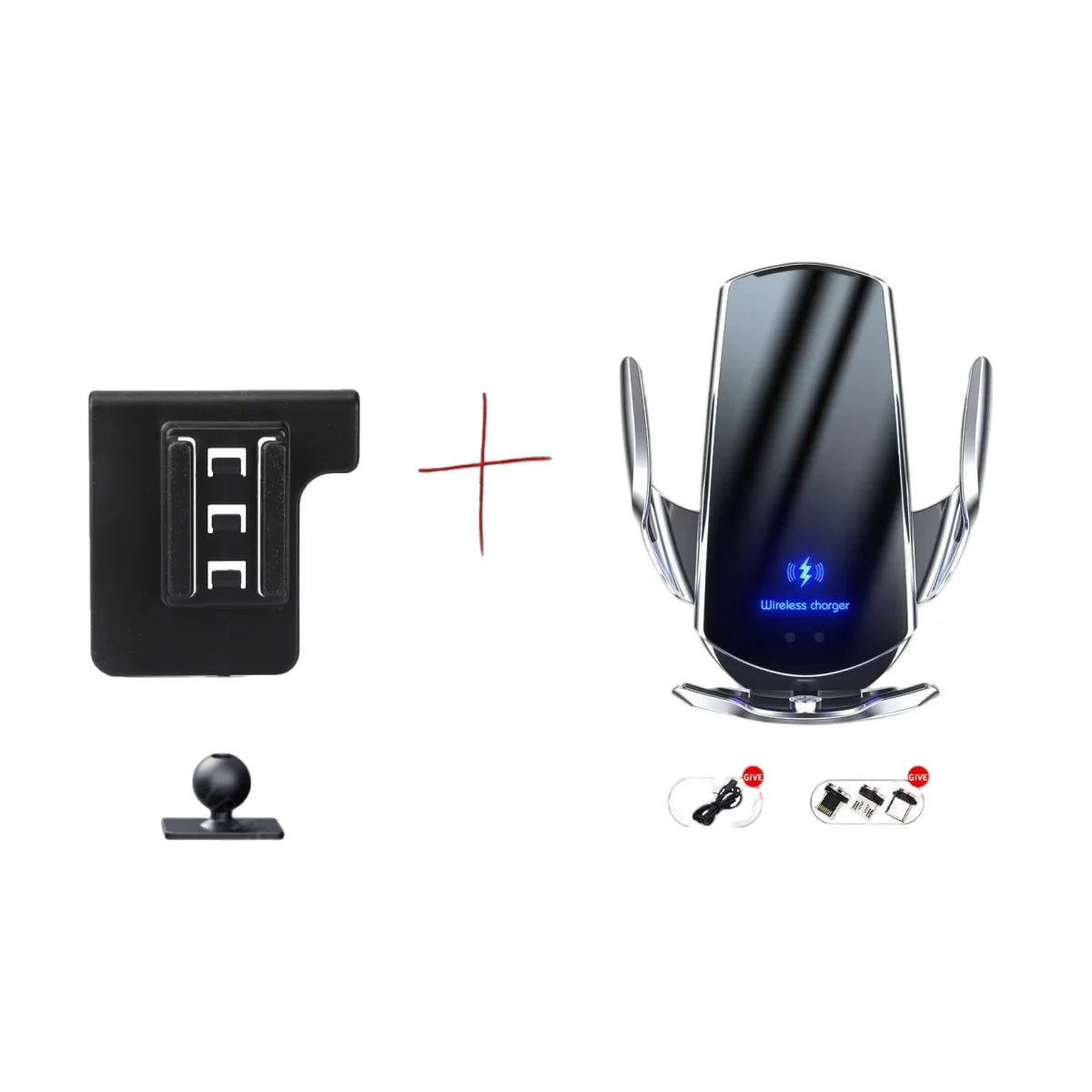Cars Bracket For Hyundai Palisade LX2 2019-2023 2020 2021 Car Phone Holder Special Fixed Base 15W Wireless Charging Accessories