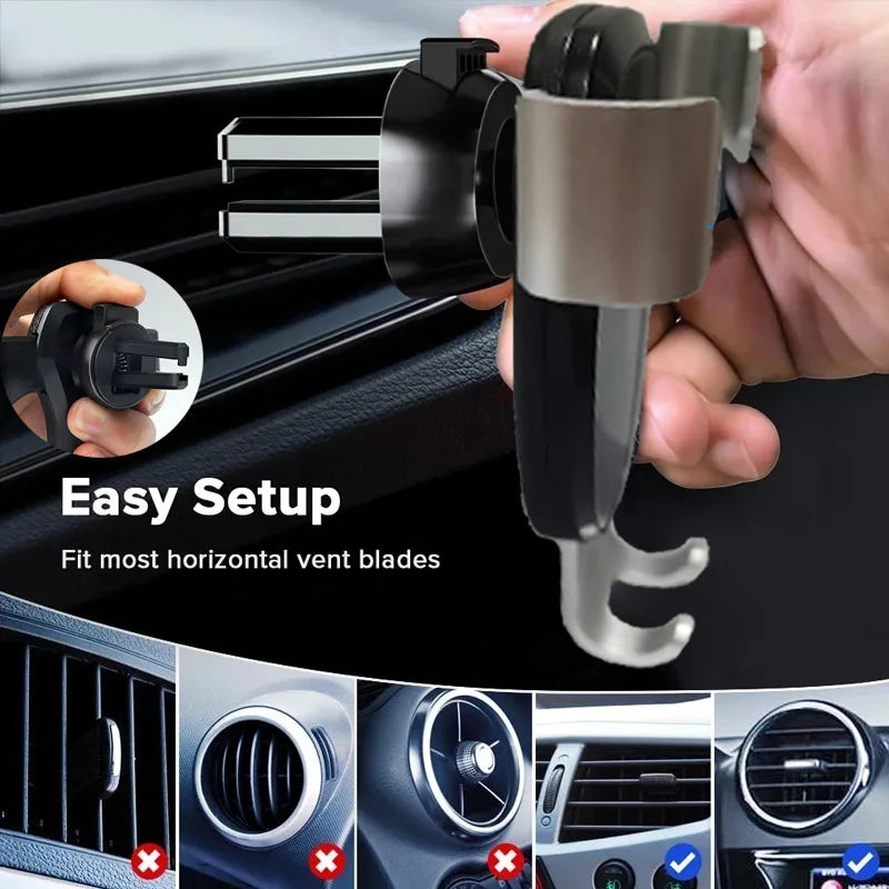 Car Phone Holder for Kia K5 Optima JF 2016~2020 2018 Air Vent Cellphone Mount Support GPS Bracket Gravity Stand Auto Accessories