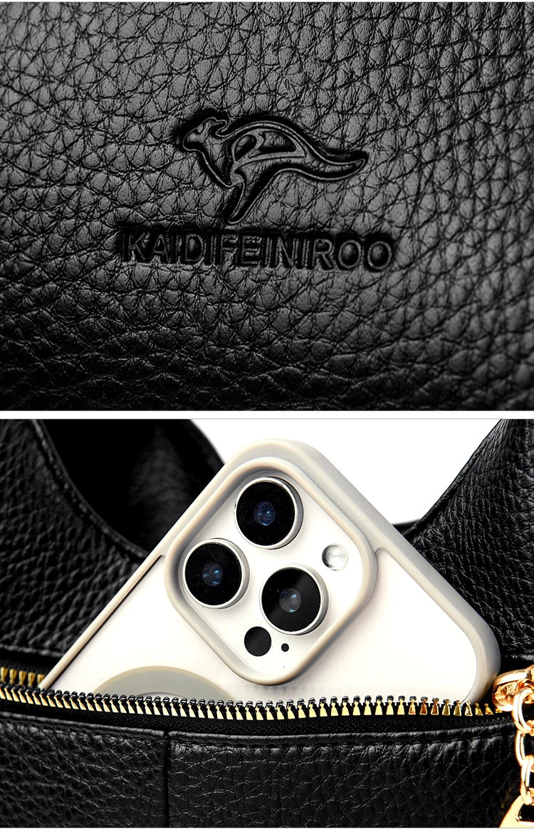 High Quality Soft Leather Women's Handbag Tote Bag Fashion Luxury Women Shoulder Bag Trendy Female Commute Crossbody Bags Wallet