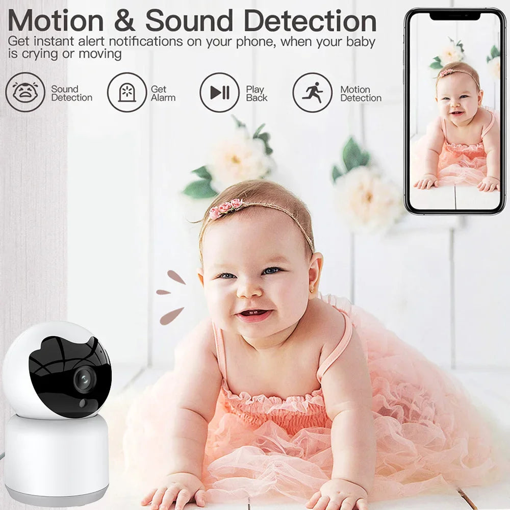 PEGATAH HD 1080P 3MP PTZ IP Camera Smart Home Baby Camera Tuya Wifi Cameras Two Way Audio Night Vision Wireless Indoor Camera