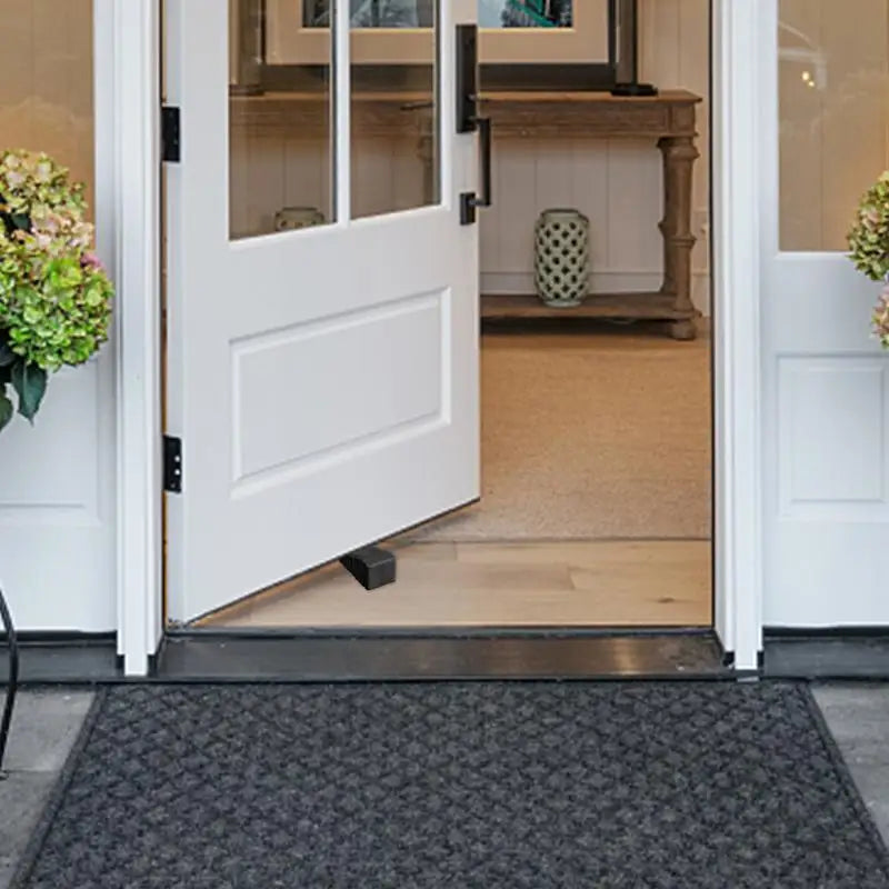 Silicone Door Stopper Rubber DoorStops Wedge Block Door Rear Retainer Safety Windproof Home Office Door Anti-collision Stopper