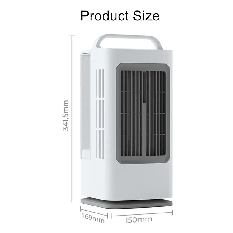 2026 Portable Air Conditioner Fan Smart Touch Control Timer Multi-Functional Air Cooler for Home Office Use