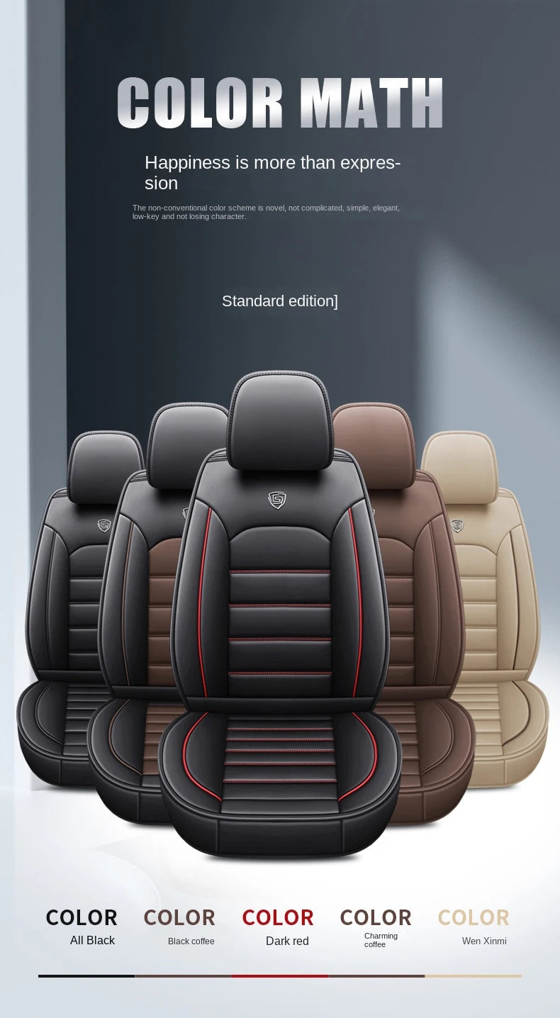 Universal Style Car Seat Cover for Volkswagen Touareg Golf ID3 ID4 X T-Cross Car Accessories Interior Details Seat Protector