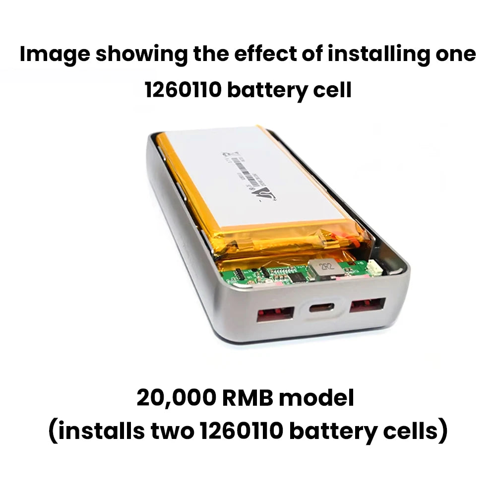 22.5W Fast Charging Module Power Bank DIY Kit TFT Color Screen LCD Display 3.7V Ternary Lithium Battery Supports PD/QC/SCP/VOOC