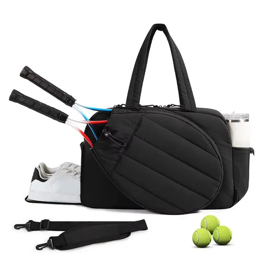 Gym Bag for WomenTennis Rackets Bag Outdoor Travel Sports Training Shoulder Bags Badminton Paddle Handbag Weekender Duffel Tote