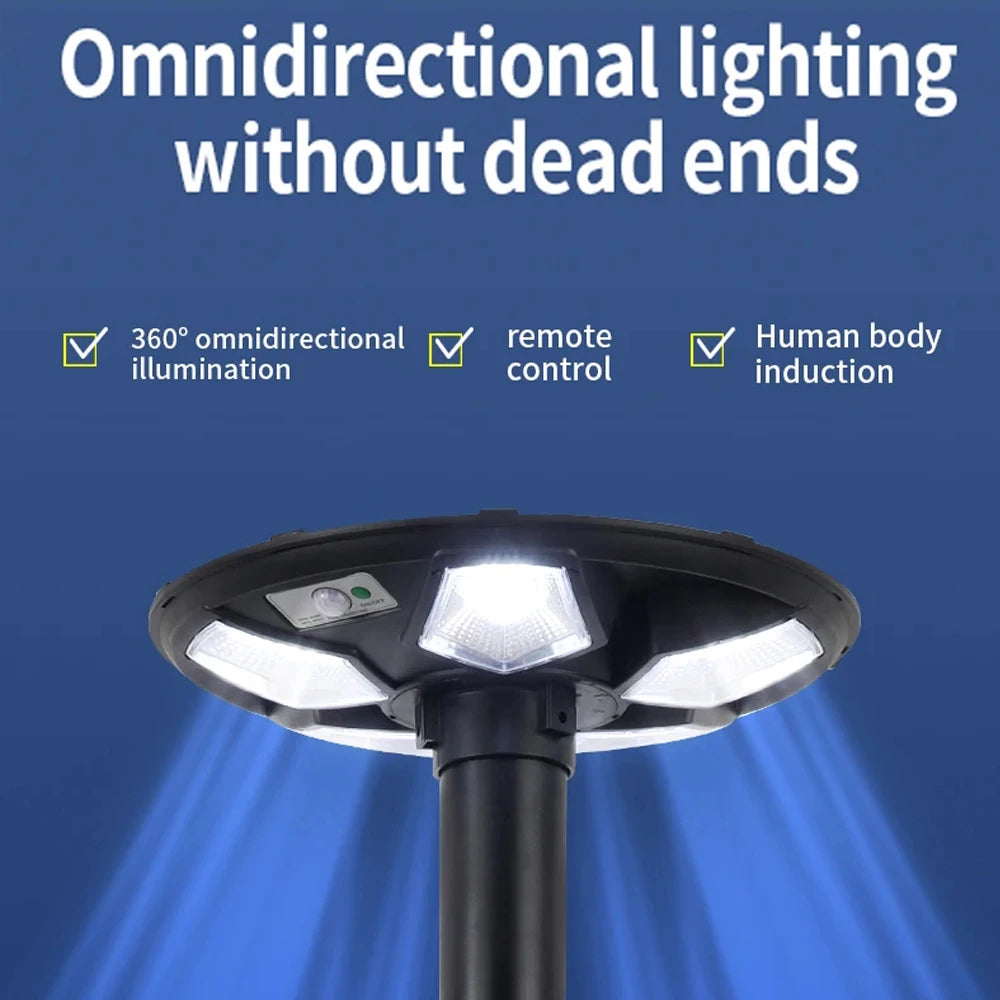 Portable Solar Floor Lights Motion Sensor Solar Garden light Solar Street Lamp Outdoor Emergency Waterproof for Parking Yard