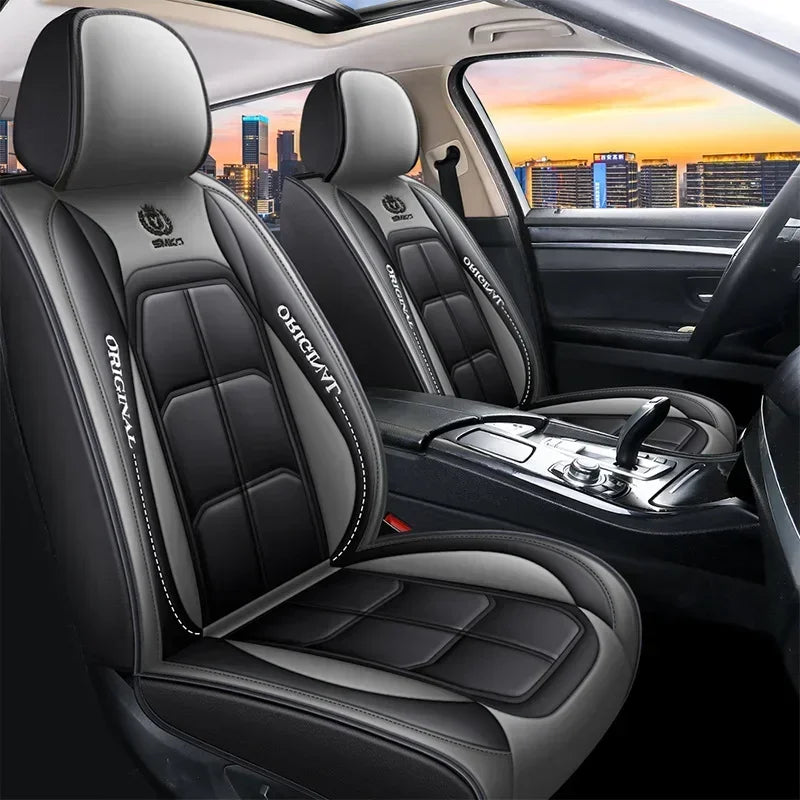 Car Seat Cover Set, 5 Colors , Universal Fit, Full Coverage, Stylish & Durable, Enhance Car Interior Accessories