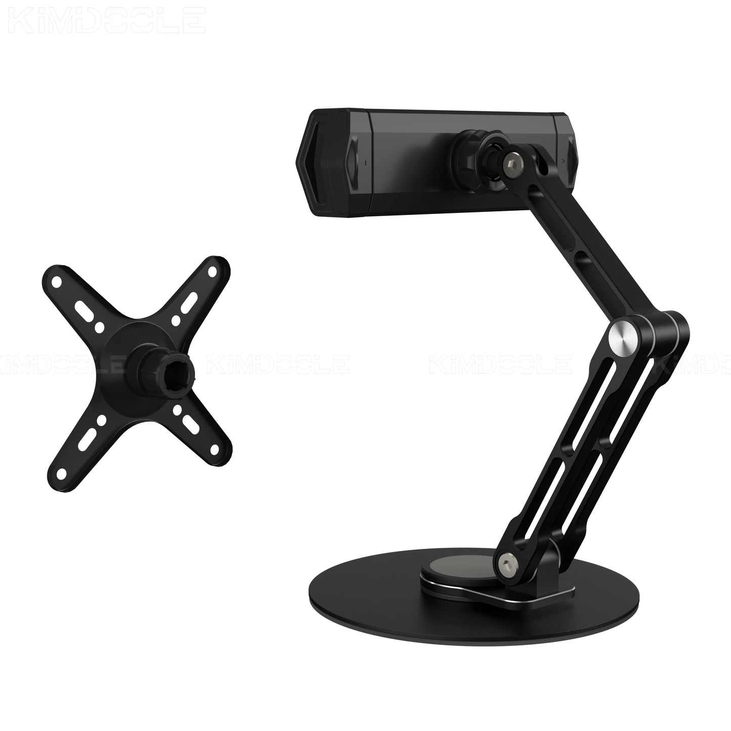 Monitor Foldable Arm Portable Monitor Pad Stand With 360 Rotation Tablet Support Displays Articulated Arm Monitor Accessories