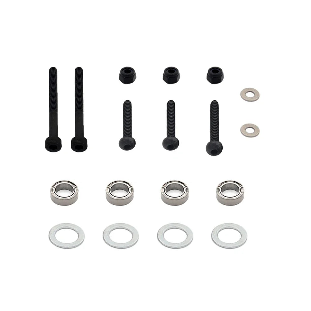 Metal Aluminum Steering Set for 1/10 Traxxas Part 3743 Billet 6061 Aluminum Atomik Slash 2WD Upgrade Parts