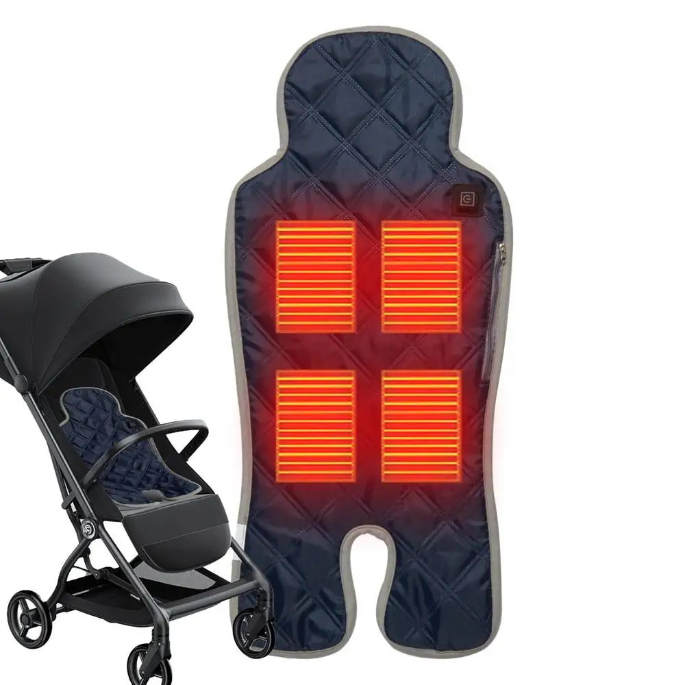 Winter Auto Car Seat Cover Mat For Baby Kids Children Warm Seat Heating Pad USB Universal Accessories Automobiles Seat Covers