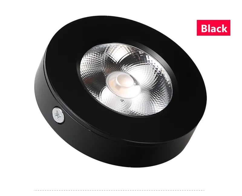 Surface Mounted Ultra-thin LED Downlight 110V-230V 7W9W12W15W18W20W CRI98 Anti-Glare Ceiling Lamp COB Spotlights Indoor Lighting