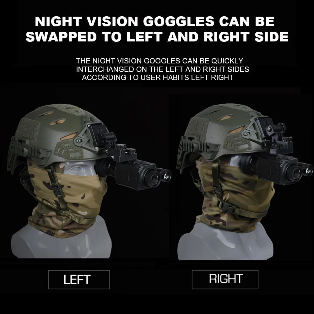 NVG Night Vision Goggle Multi-purpose IR Device for Outdoor Hiking Hunting Fishing Rescue Photo Video Camera With Helmet Adapter