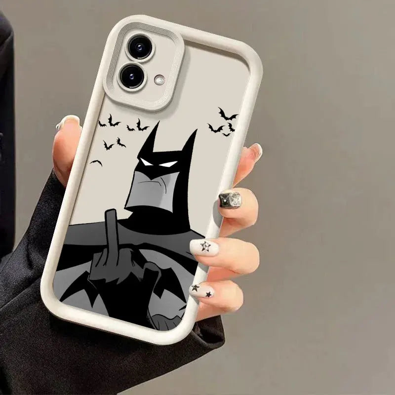 B-Bats-Mans Marvel Phone Case for Motorola Moto Edge 70 60 Fusion 50 Pro 40 Neo G06 G56 G86 G85 G84 G75 G56 G53 G52 30 G14 Cover