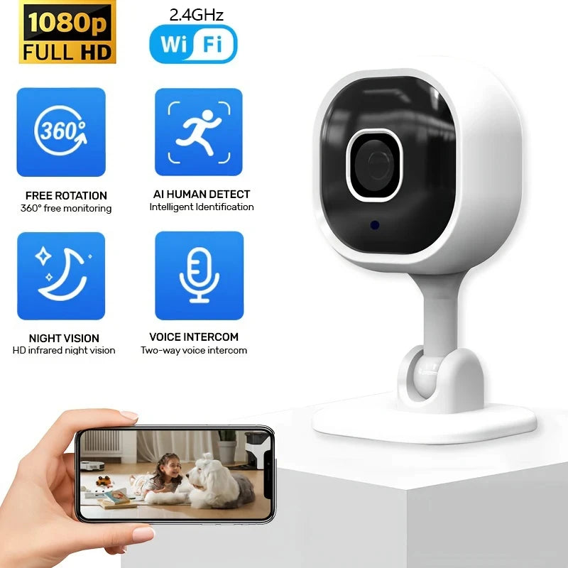 1080P A3 Home Wireless IP Camera WiFi Security Surveillance Camera TwoWay Audio Baby Motion Detection IR Night Vision APP Remote