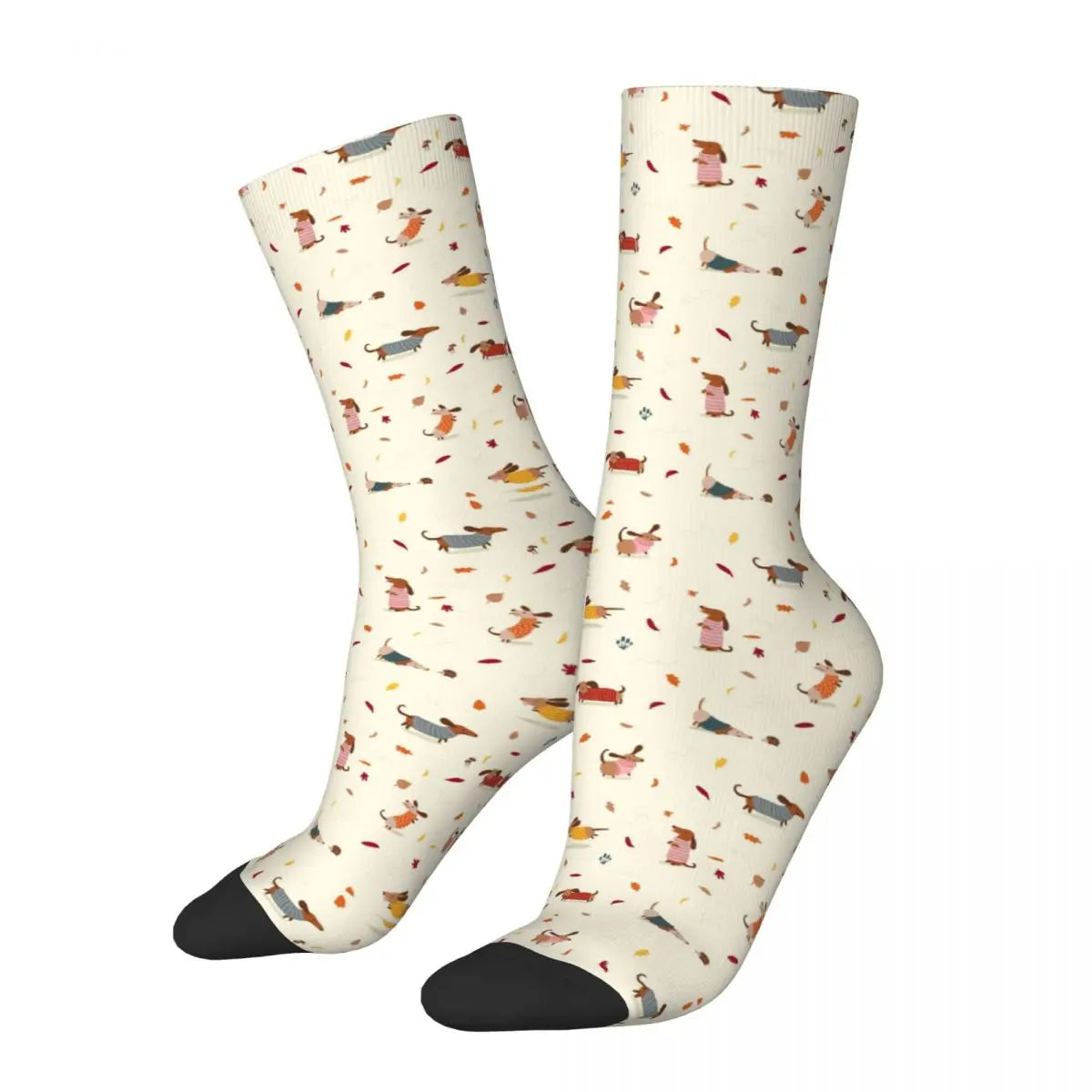 Happy Funny Male Men Socks Casual Dachshund Sock Gift for Animal Dog Lover Sport Women's Stockings Spring Summer Autumn Winter