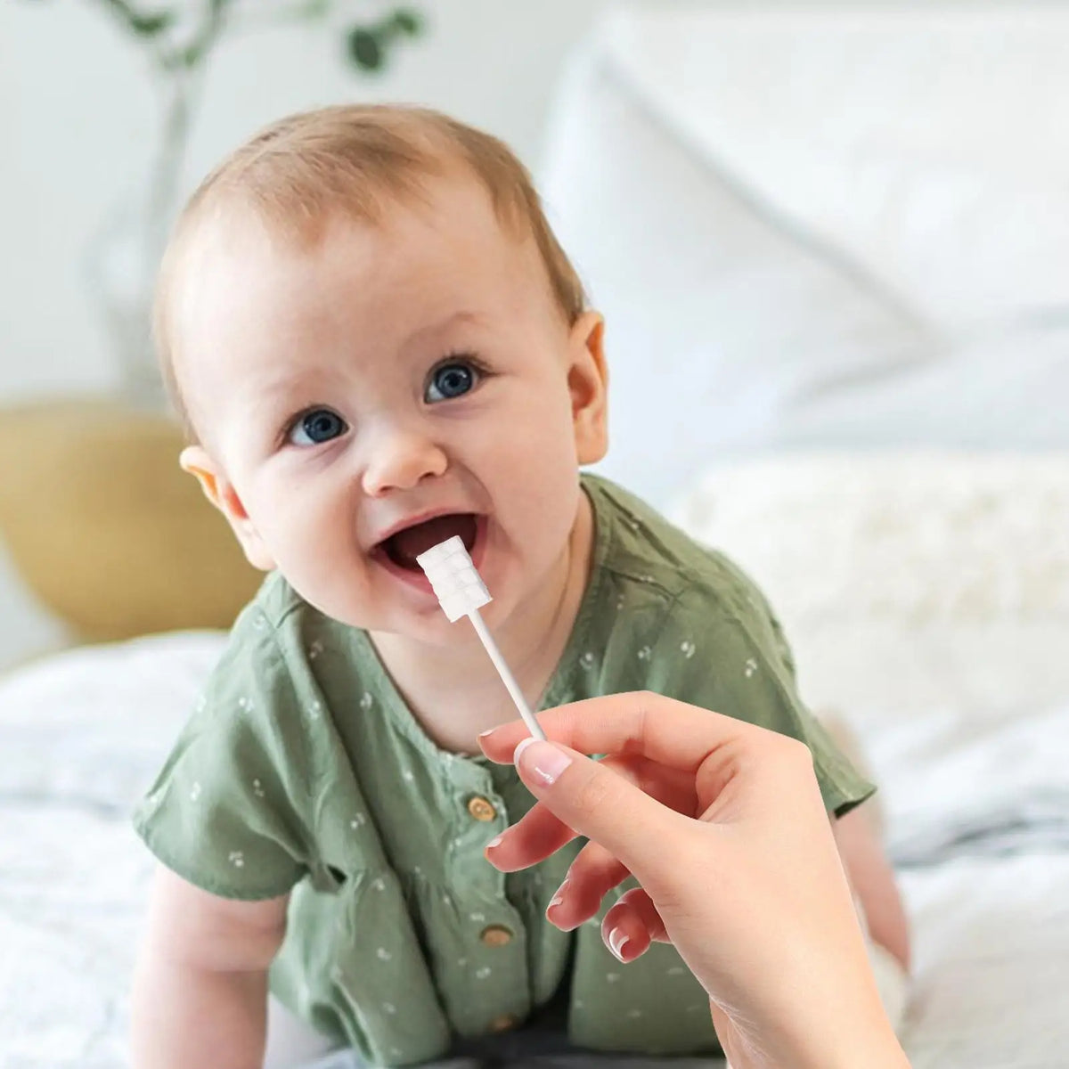 Infant Mouth Cleaner Mouth Teeth Toothbrush Gum Hygienic Care Stick Mouth Care Cleaning Stick for Little Children Grooming