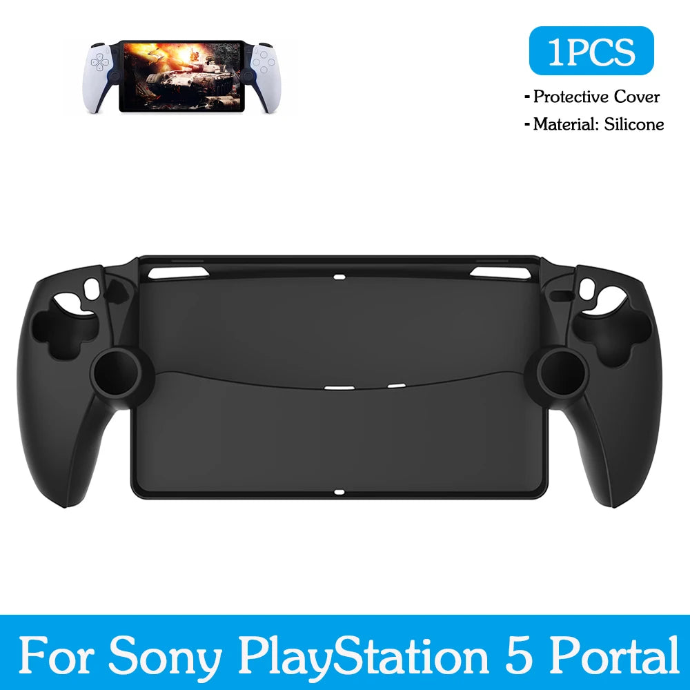 Transparent Protective Shell Case for PS5 Portal Sleeve Skin Anti-Scratch Handheld Game Console Cover for PlayStation 5 Portal