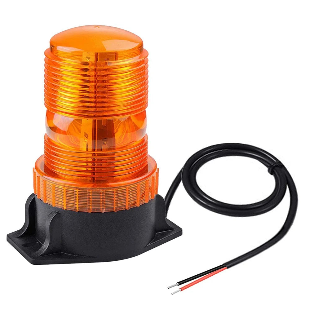 Yellow LED Strobe Lights for Forklift Golf Car Trucks Tractor Roof Warning Signal Flasher Lamp Emergency Flashing Safety Beacon