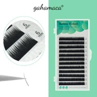 GAHAMACA W Shape Eyelash Extensions L/LU 3D Premade Volume Fan Lashes W Style Lashes Comfortable Faux Mink Natural Eyelash