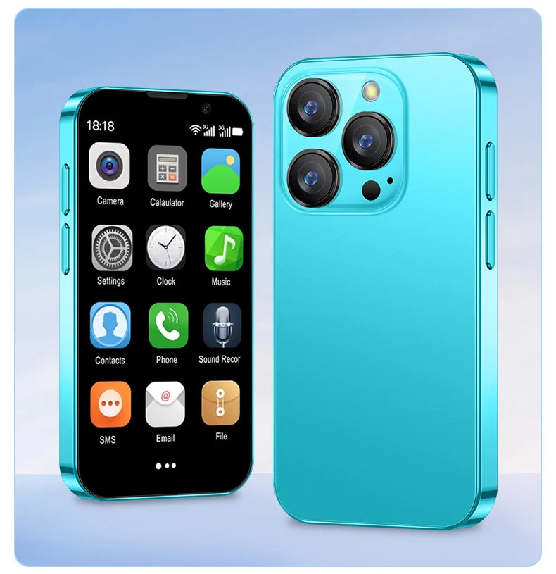 2025 New Mini Android Smartphone 3G WCDMA 2GB RAM 16GB ROM 3.0" Display 5MP Camera Dual SIM Smart Cellphone Play Store WhatsAPP