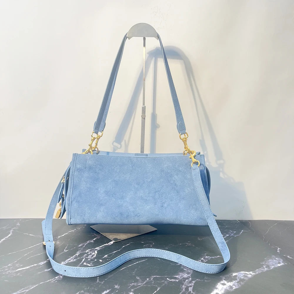 Luxury Designer Lock-Decorated Handbag for Women with Premium PU Leather Single Shoulder Bag And Wallet Crossbody Bag