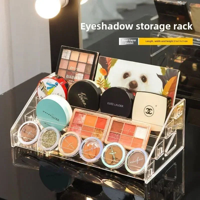 Multi-layer cosmetic storage rack, nail polish display rack, eyeshadow disc storage box,