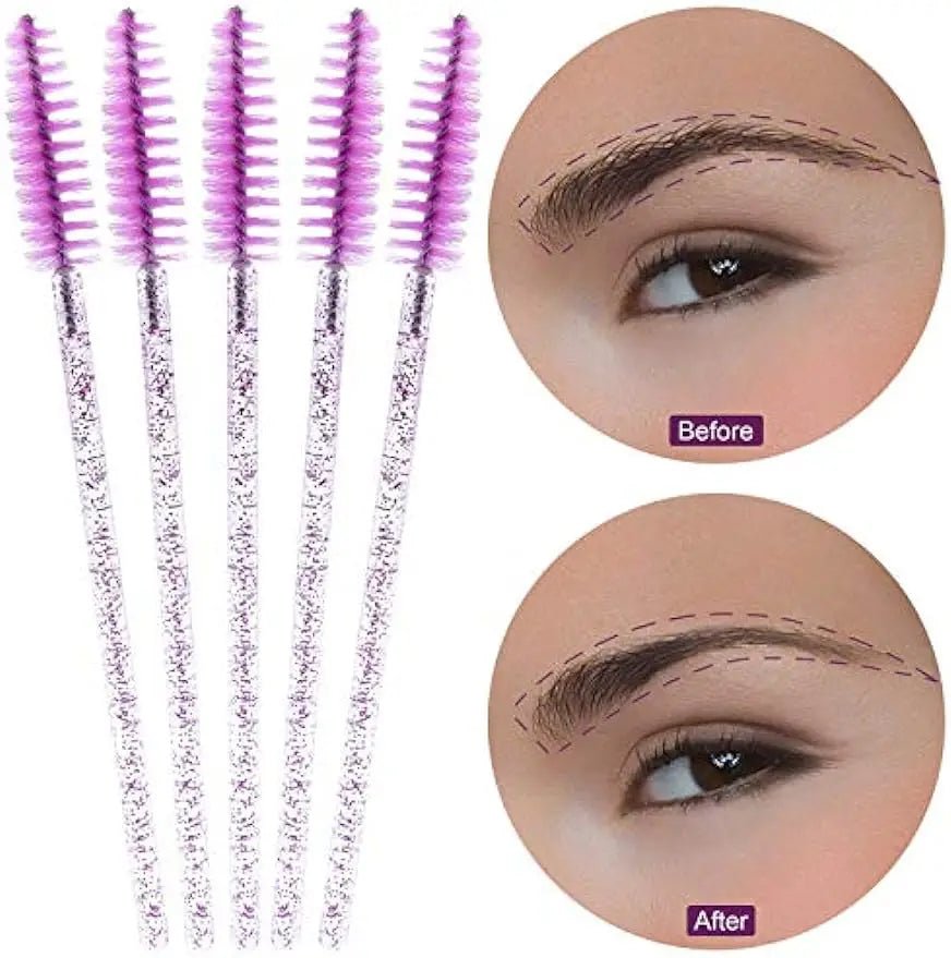 Wholesale 1000 Disposable Mascara Wands Eyelash Brush Spoolies for Eyebrow Eye Lash Extension Colorful Wholesale Beauty Tools