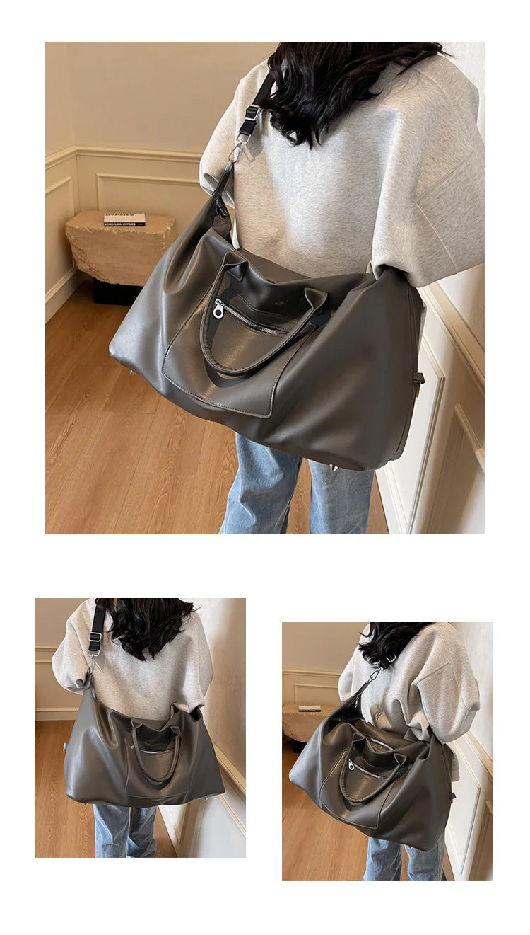 Fashionable Crossbody Bags for Women Portable Travel Bag Large Capacity Simple Armpit Bag Carry on Luggage Duffle Bag Сумка Sac