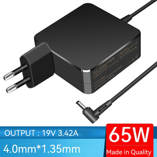 19V 3.42A 65W 4.0*1.35MM Laptop Ac Adapter Charger For Asus X453M F756U X556U F302L Q324U R558UJ R557U A556UF X503S Q504U K540LA