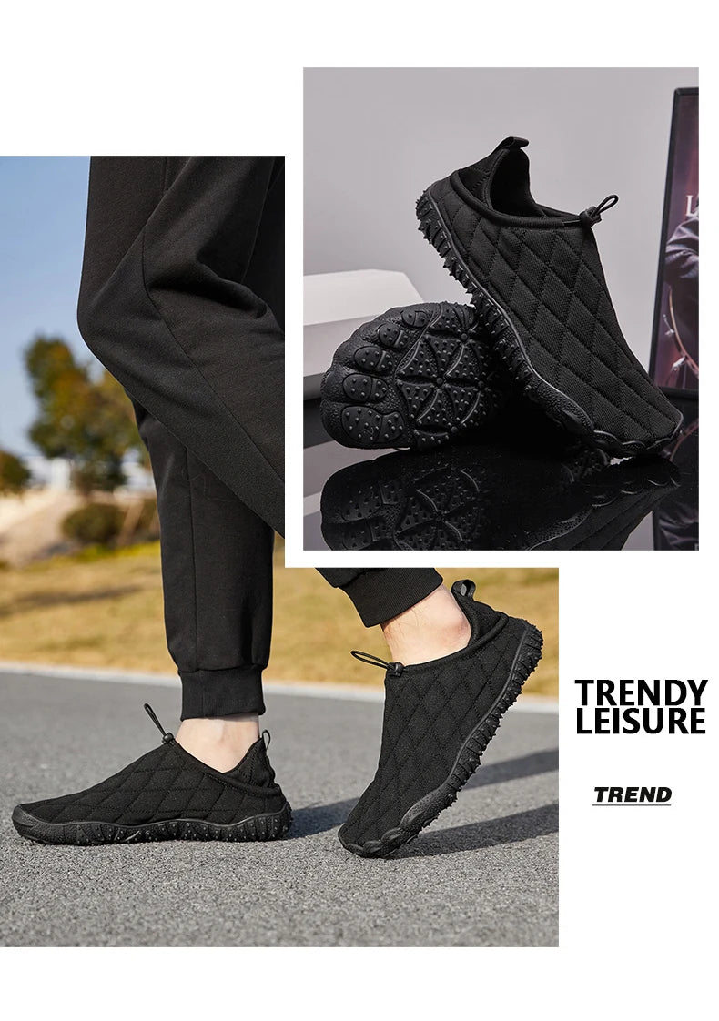 Men Barefoot Aqua Swim Walking Shoes Wide Toe Minimalist Comfortable Walking Shoes Non-Slip for Swim Beach